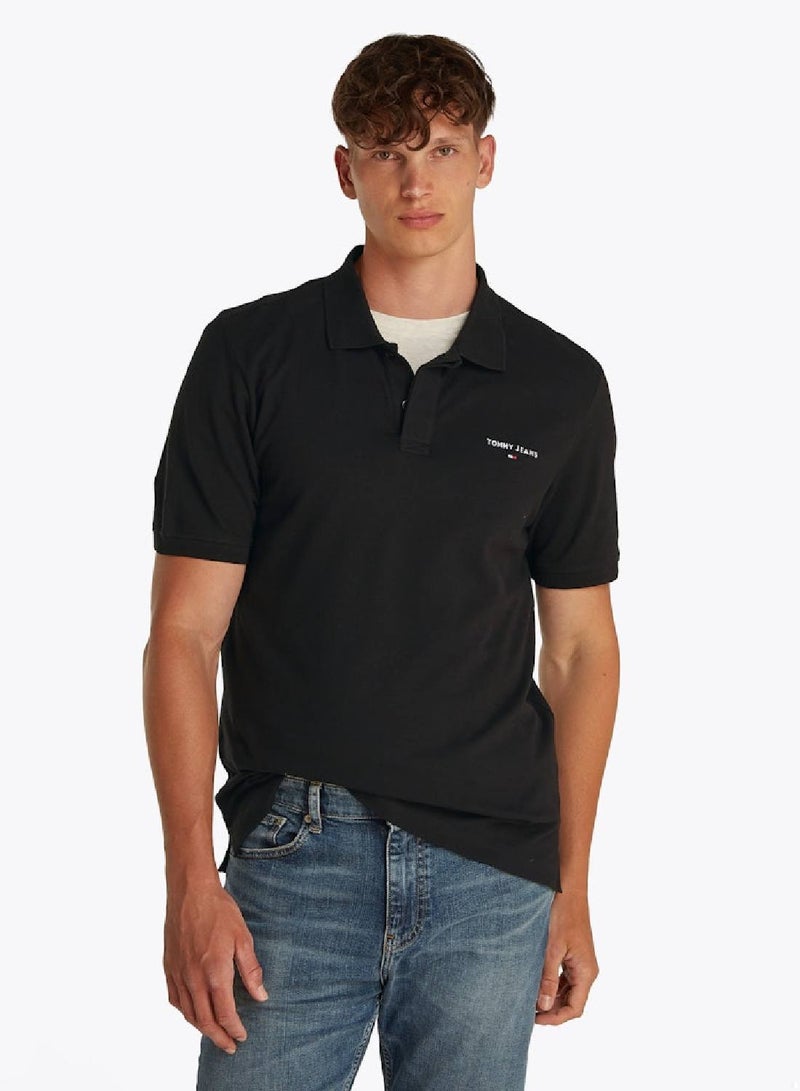 TOMMY JEANS Regular Fit Short Sleeve Polo - Image 1